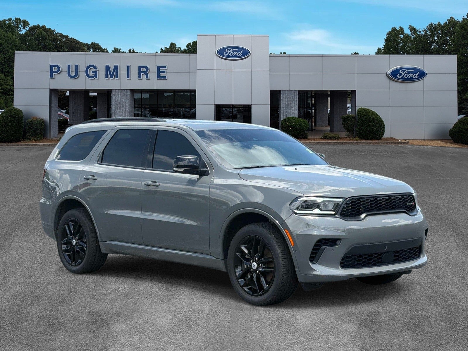 2026 Dodge Durango GT Plus in Gray — front three-quarter view