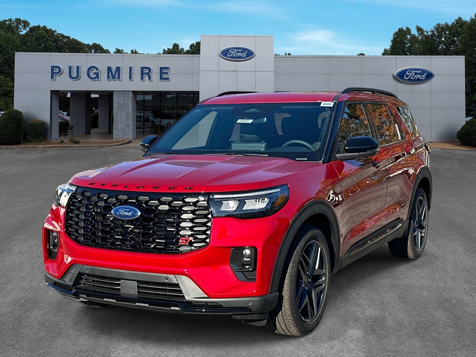 2026 Ford Explorer — rear three-quarter view