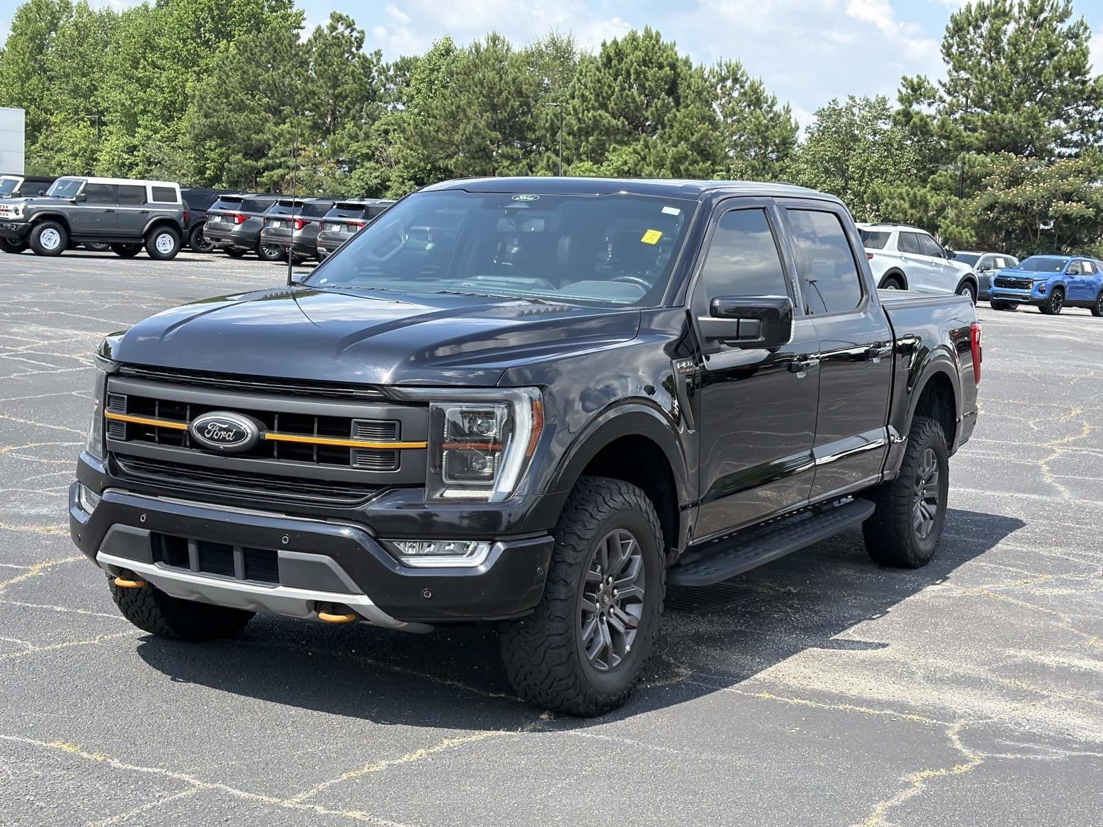 2022 Ford F-150 — rear three-quarter view