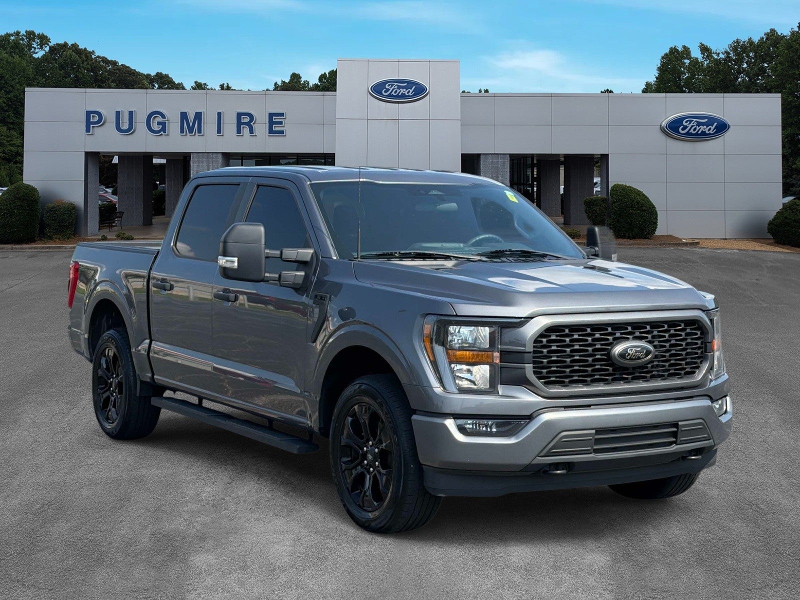 2023 Ford F-150 XL in Gray — front three-quarter view