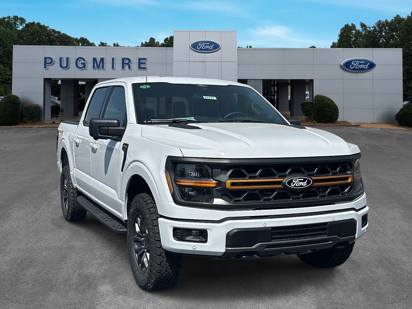 2026 Ford F-150 Tremor in Oxford White — front three-quarter view
