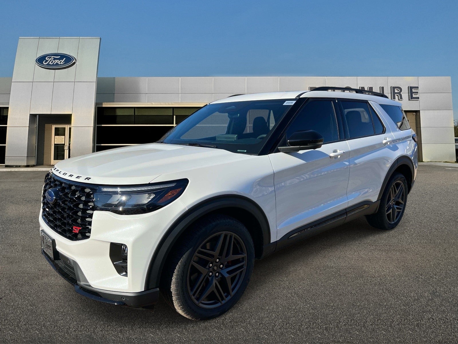 2026 Ford Explorer — rear three-quarter view