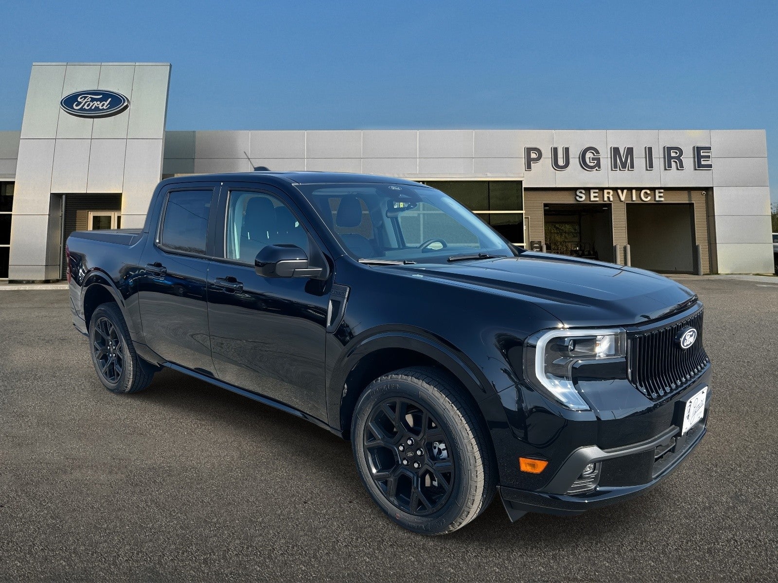 2026 Ford Maverick LOBO STANDARD AWD SUPERCR in Shadow Black — front three-quarter view
