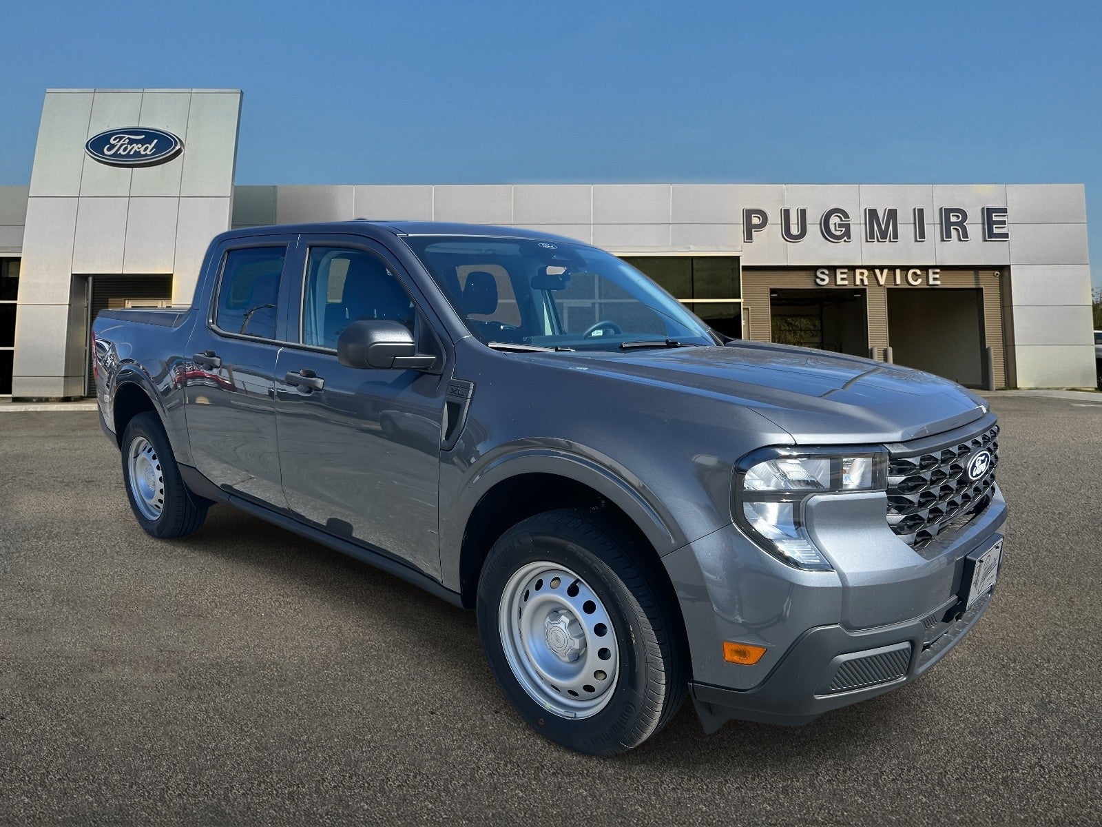 2026 Ford Maverick XL FWD SUPERCREW in Carbonized Gray Met — front three-quarter view