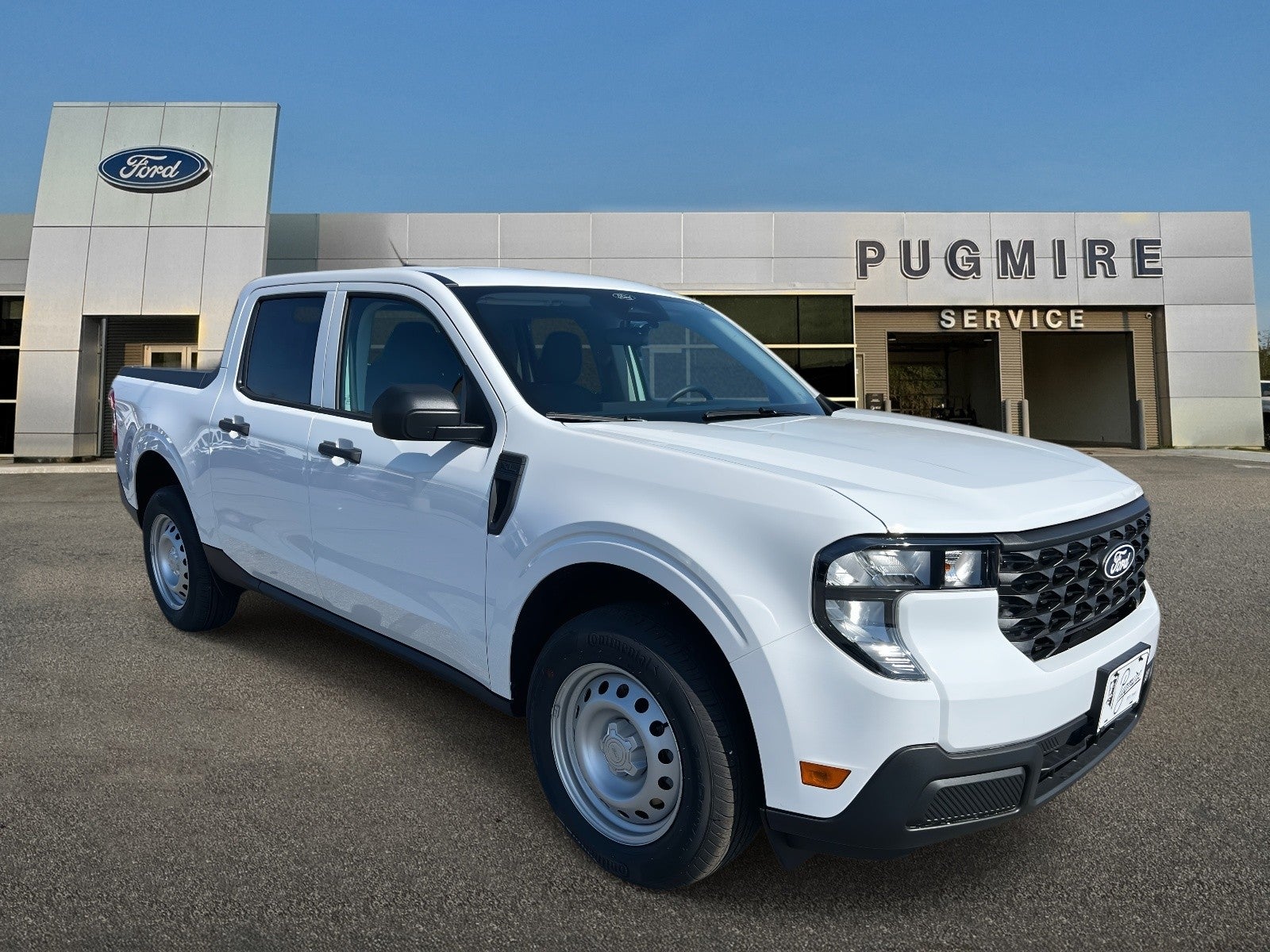 2026 Ford Maverick XL FWD SUPERCREW in Oxford Whit — front three-quarter view