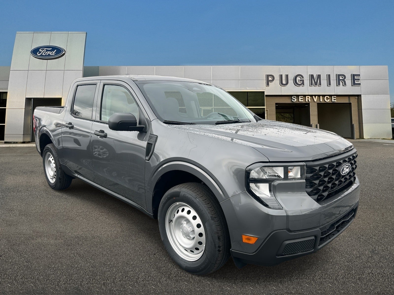 2026 Ford Maverick XL AWD SUPERCREW in Carbonized Gray Met — front three-quarter view