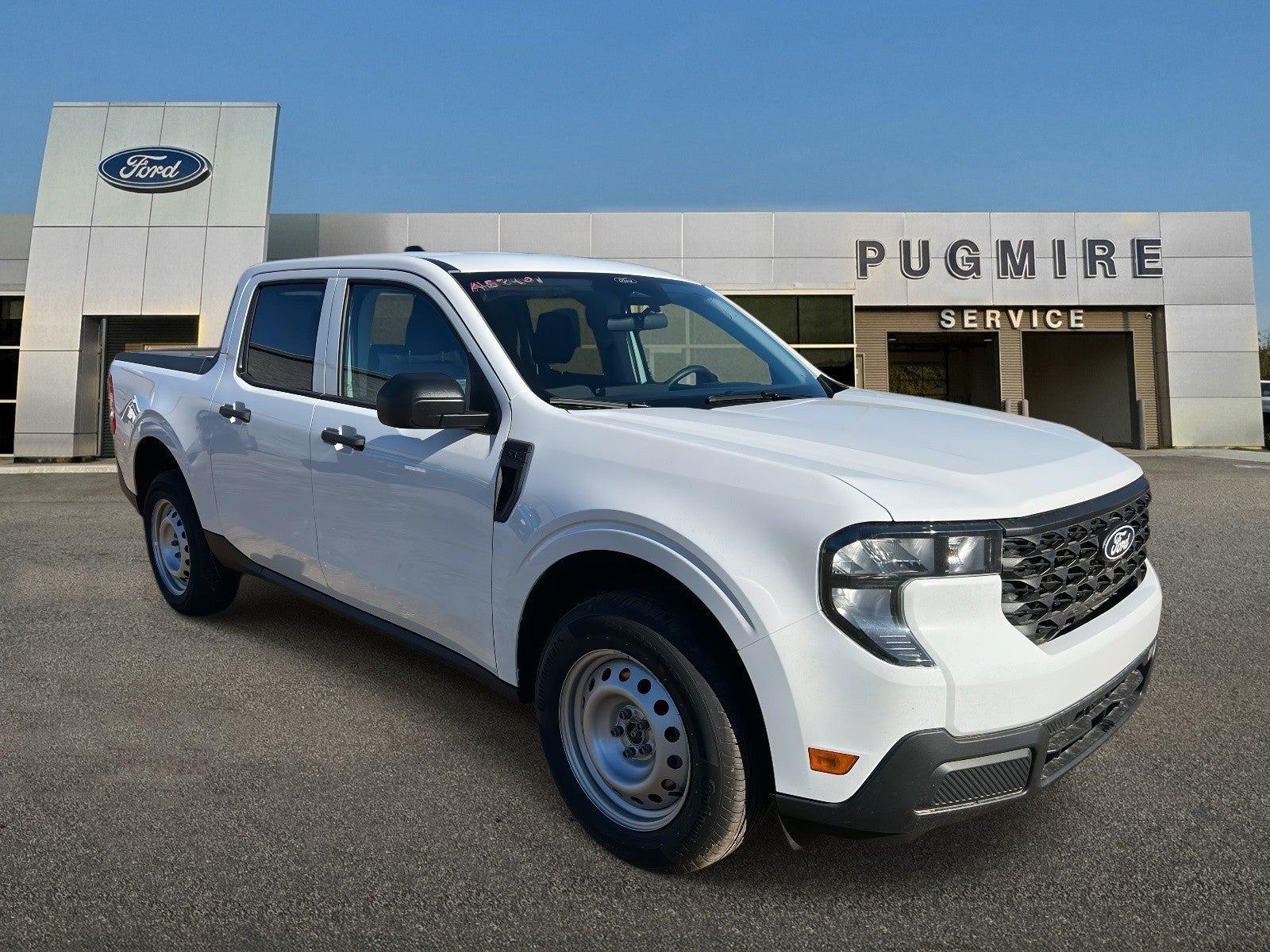 2026 Ford Maverick XL AWD SUPERCREW in Oxford White — front three-quarter view