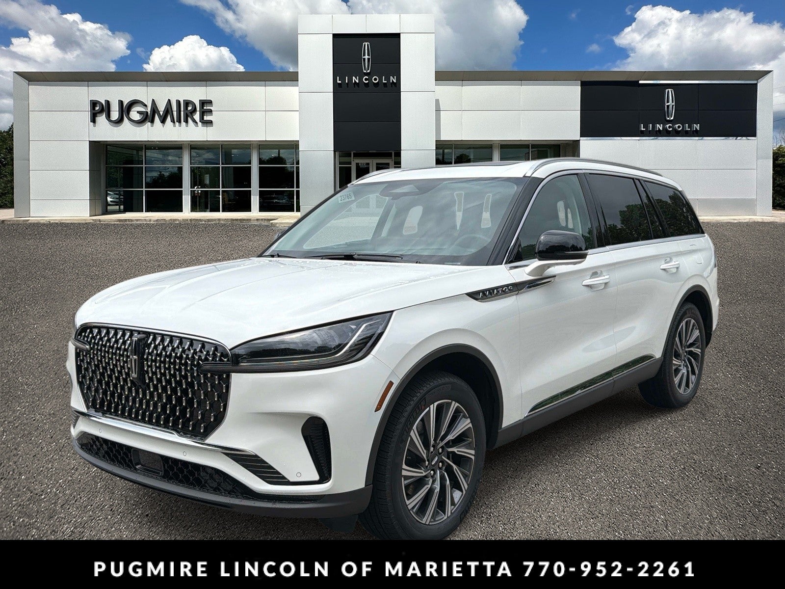 2026 Lincoln Aviator — rear three-quarter view