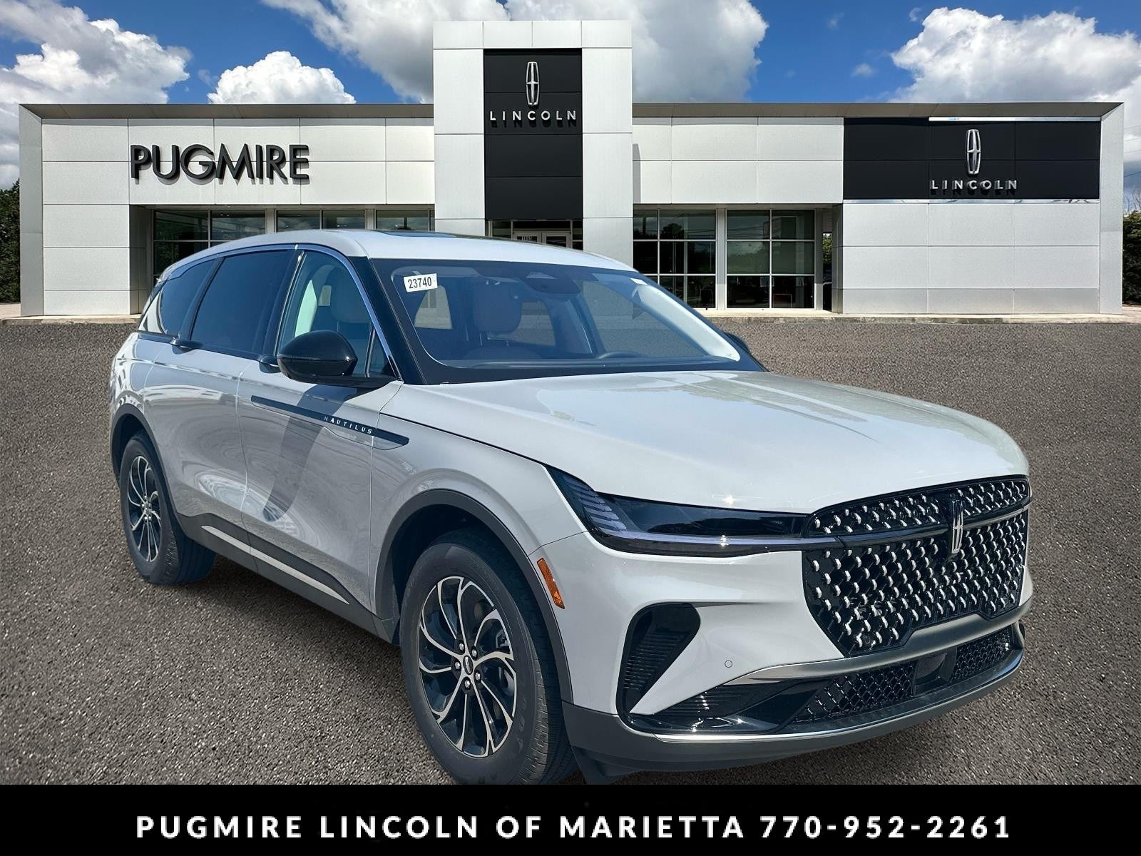 2026 Lincoln Nautilus Premiere in Gray Matter Metallic Clearcoat — front three-quarter view