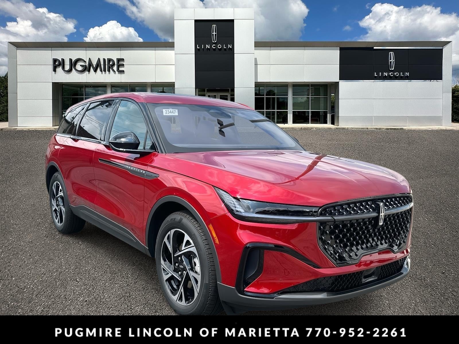 2025 Lincoln Nautilus Premiere in Red Carpet Metallic Tinted Clearcoat — front three-quarter view