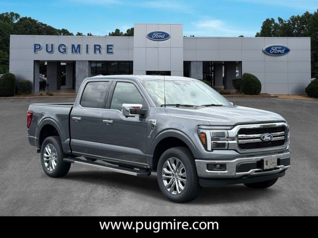 2026 Ford F-150 Lariat in Carbonized Gray Metallic — front three-quarter view