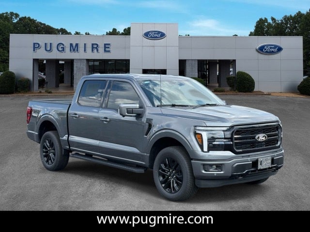 2026 Ford F-150 Lariat in Carbonized Gray Metallic — front three-quarter view