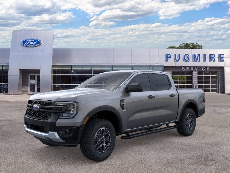 2026 Ford Ranger XLT in Carbonized Gray Metallic — front three-quarter view