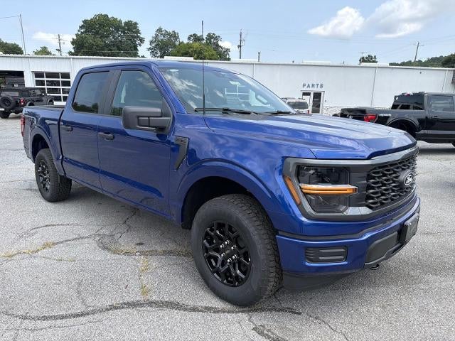 2026 Ford F-150 STX in Argon Blue Metallic — front three-quarter view