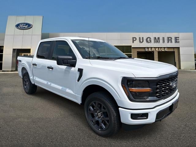 2026 Ford F-150 STX in Oxford White — front three-quarter view
