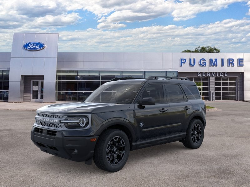 2026 Ford Bronco Sport Outer Banks in Shadow Black — front three-quarter view