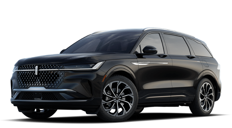 2026 Lincoln Nautilus Reserve in Infinite Black Metallic Clearcoat — front three-quarter view