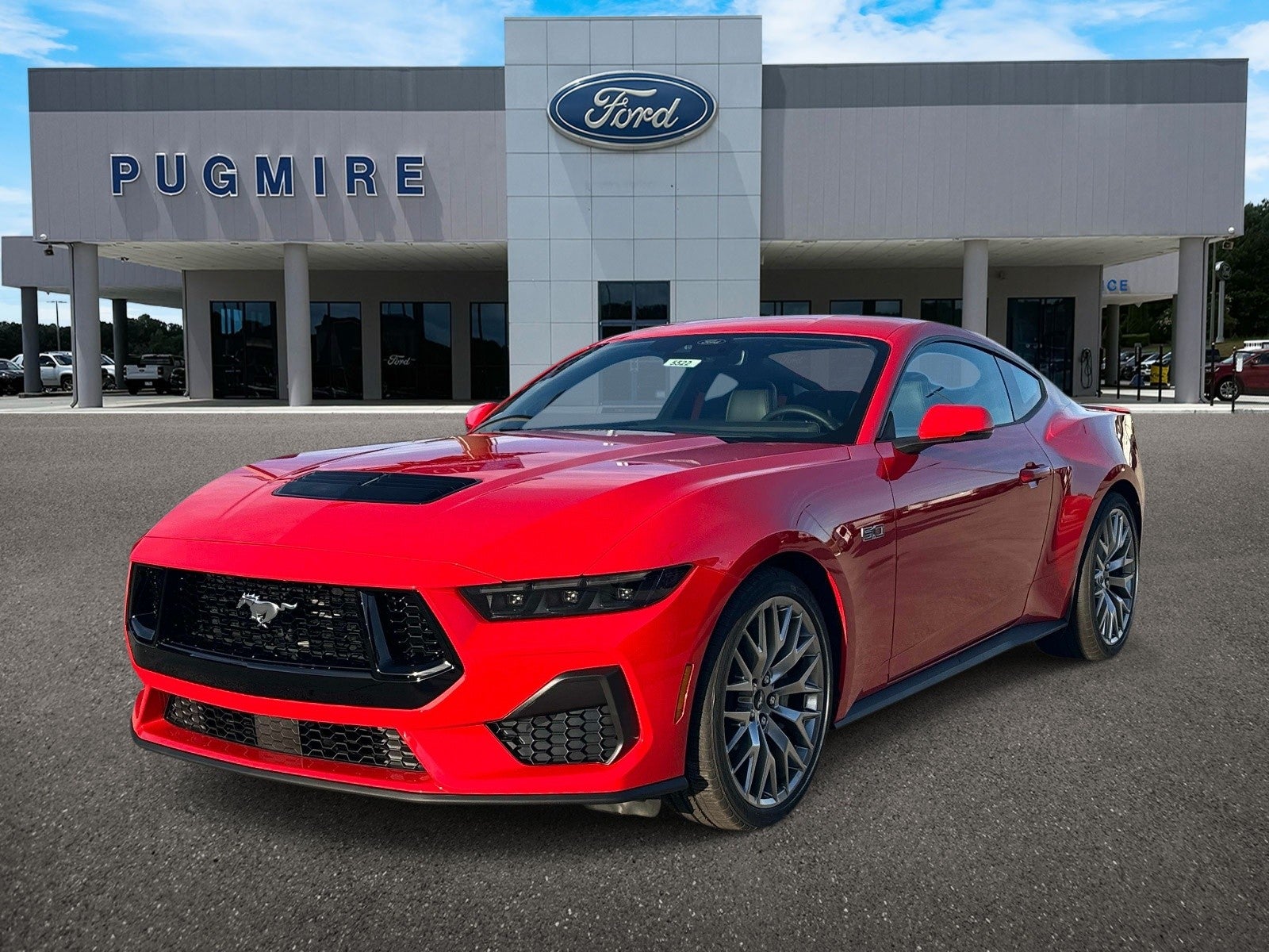 2026 Ford Mustang — rear three-quarter view