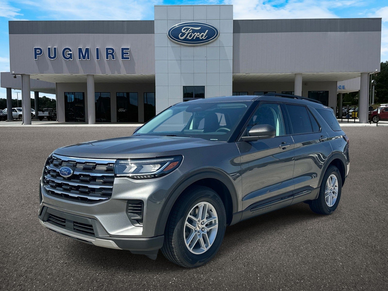 2026 Ford Explorer — rear three-quarter view