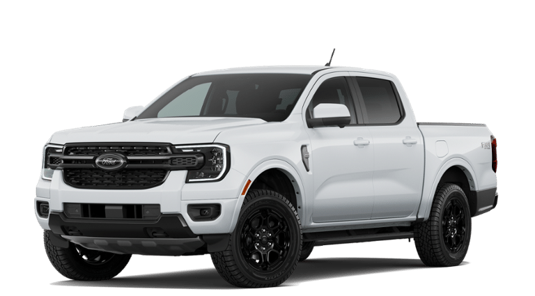 2026 Ford Ranger 128 7 INCH WHEELBASE in Oxford White — front three-quarter view