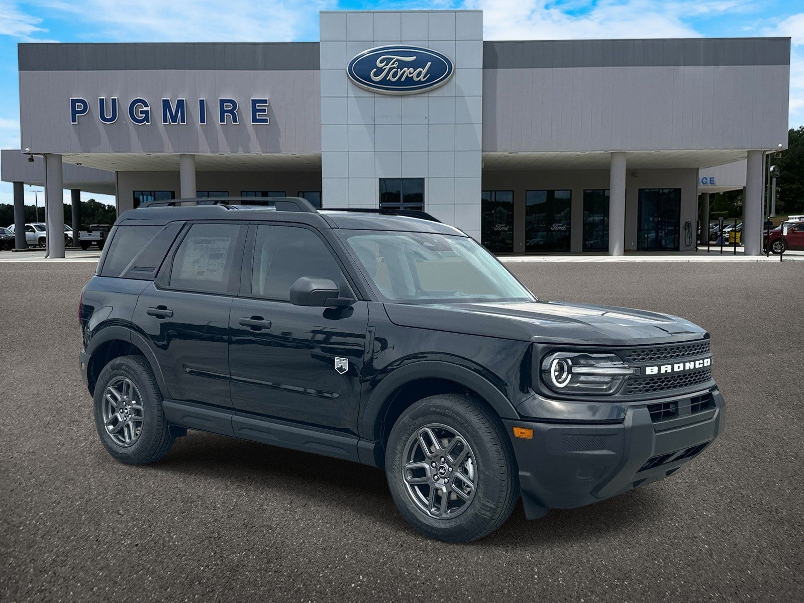 2026 Ford Bronco Sport BIG BEND 4X4 in Shadow Black — front three-quarter view