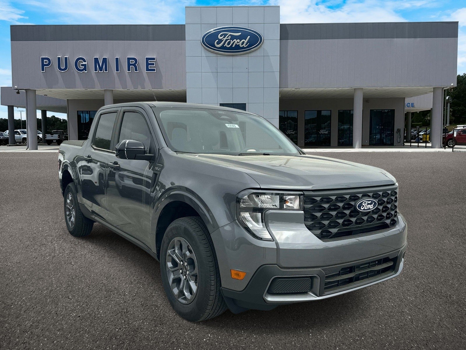 2026 Ford Maverick XLT AWD SUPERCREW in Carbonized Gray Metallic — front three-quarter view